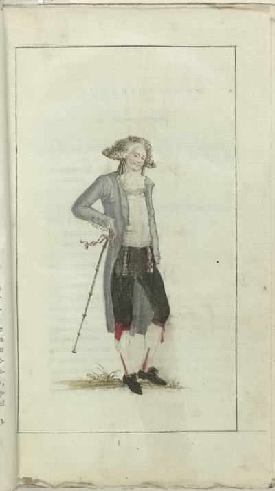 1791 年《时尚与品位内阁》，pl.I: 小主人 作者 A.Loosjes