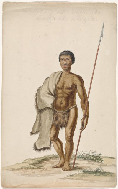 Khoikhoiman 与 assegaai 作者 安德斯·贝克曼