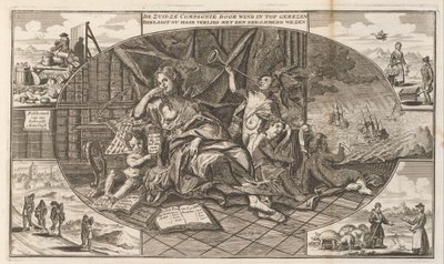 南海公司的投诉，1720 Zuidzé 公司乘风而上达到顶峰/现在与相关人士哀叹其损失（物品标题） 愚人大场面（系列名） 作者 无名氏