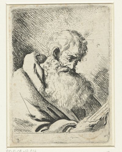 阅读老人 作者 伦勃朗·范·莱恩 (Rembrandt van Rijn)
