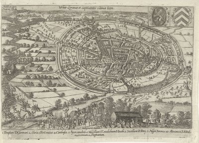 被国家军队攻占并遗弃的利尔，1595 年
Urbis Liranae et captivitatis ultimae Icon（物品上的标题） 作者 阿德里安·于布雷希茨（一）