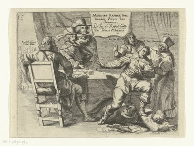 申肯尚斯周围的失败游戏，1635-1636 年
奥拉涅王子失败的拉菲尔游戏/Le Jeu de Raphel failly Du Prince d