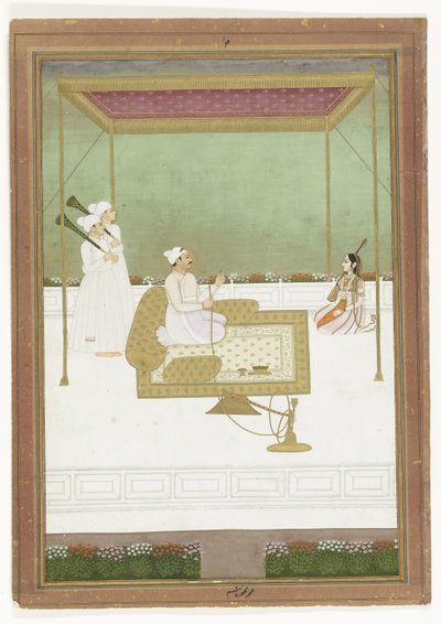 米尔-卡西姆-阿里-汗（Nawab Mir Qasim Ali Khan van Bengalen 作者 无名氏