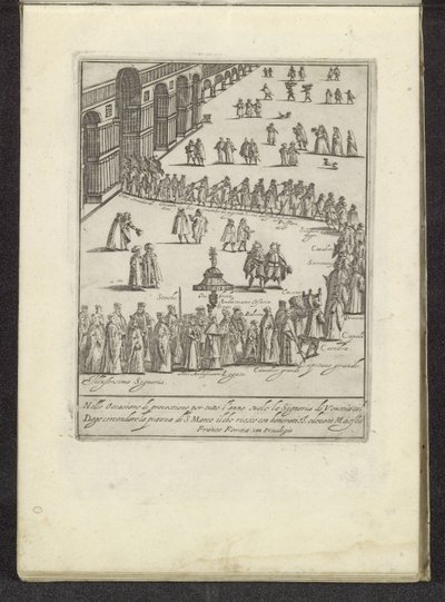 与威尼斯总督和 Serenissima Signoria 关于圣马克波利林的对话
威尼斯生活场景（系列标题）
Habiti d