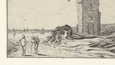 海边灯塔旁的小路
Esaias van de Velde 风景画（系列名称） 作者 以赛亚斯·范德韦尔德