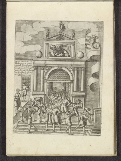 威尼斯 Arsenaal 大门
Scènes uit het Venetiaanse leven（系列标题）
Habiti d