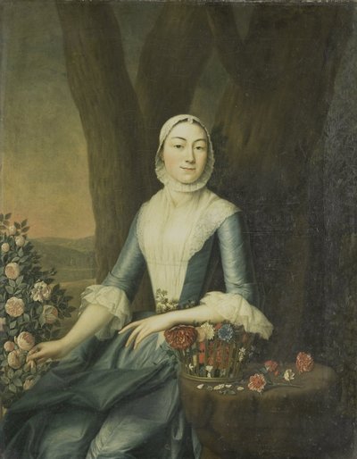 Adriaen Isaac Hurgronje 的妻子 Magdalena van Citters 的肖像 作者 无名氏