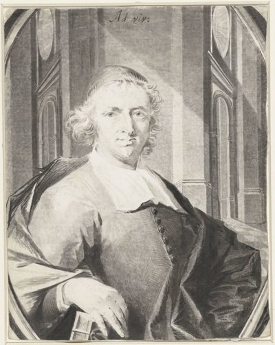 一位不知名牧师的肖像，右侧四分之三处 作者 Pieter van der Hulst (IV)（拒绝归属）