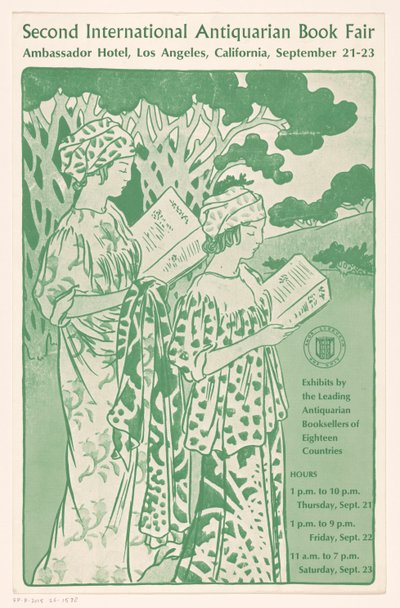 洛杉矶第二届国际古旧书展回收 第二届国际古籍书展（物品标题） 作者 无名氏