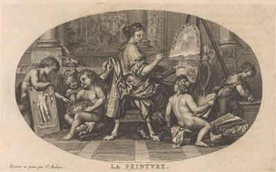 绘画艺术
La Peinture（藏品标题）
Le Cabinet des Beaux Arts, ou Recueil Des Plus Belles Estampes, gravées d
