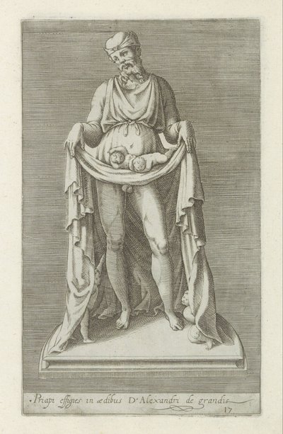 普里阿普斯雕像
Priapi effigies in aedibus d