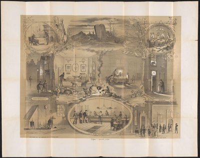莱顿学生年鉴中的漫画，1873 年 作者 无名氏