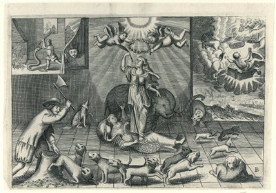关于英国人的漫画，1673 年 作者 无名氏