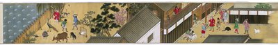 出岛的贸易站
Makimono Nagasaki en Deshima 作者 无名氏