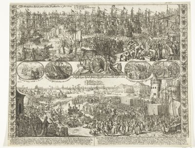 威廉三世前往英格兰的旅程，1688 年
1688 年[11 月]2 月 11 日殿下启程前往英格兰/1688 年[11 月]2 月 15 日和 16 日殿下抵达英格兰（标题见实物） 作者 无名氏