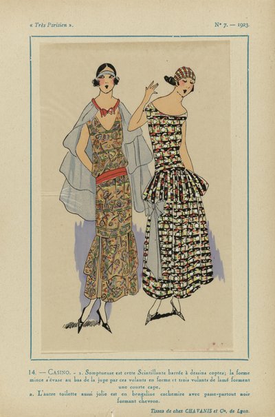 Très Parisien》1923 年第 7 期: 14 - CASINO / 1.这首《Scintillante》华美... 作者 查瓦尼斯等人