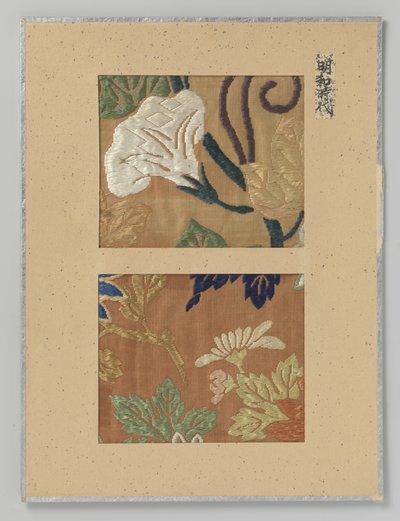 两块纺织品碎片 作者 无名氏