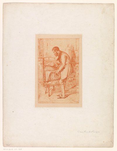 版画收藏家 作者 奥古斯特·德拉特（AugusteDelâtre）