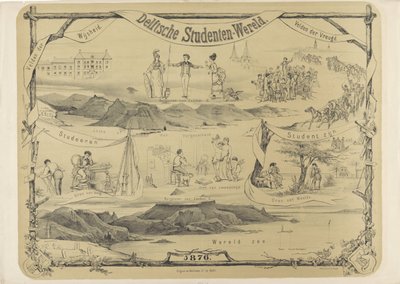 代尔夫特学生的世界，1876 年
代尔夫特学生世界（物品上的标题） 作者 J沃尔特曼（二）