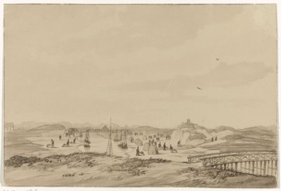 海牙附近沙丘的挖沙活动，1846 年 作者 无名氏