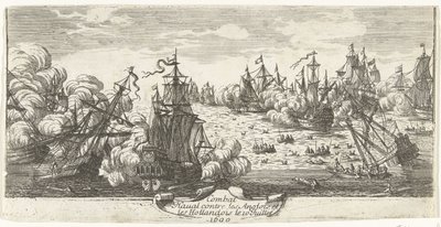 1690 年海滩角海战
1690 年 7 月 10 日与英国和荷兰的海战（标题见实物） 作者 无名氏