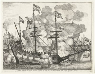 帆船，右侧；1635 年费迪南德进入根特（编号 38）
O navis referent in mare te novi Fluctus: at nihil est sub moderamine Tanti quod metuas ducis（物体上的标题）
Aliorum nautarum navis triumphalis 作者 无名氏