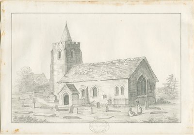 Acton Trussell Church : pencil drawing, nd [?19th cent] (drawing) 作者 匿名匿名