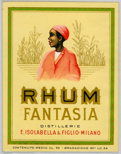 Advertisement for Fantasia rum, sugar cane plantation (early 20th century) 作者 匿名匿名