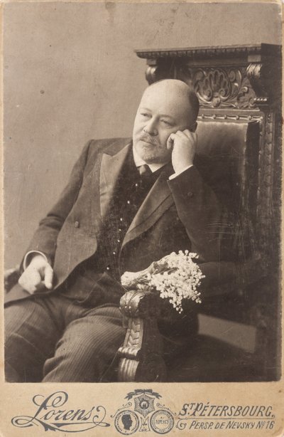 Anatoli Liadov - 作曲家 Anatoly Konstantinovich Lyadov (1855-1914) 的肖像 - 匿名。 照片 作者 匿名匿名