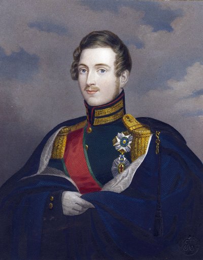 Constantin Pavlovitch, Grand-duc de Russie ou Constantin Pavlovitch Romanov - 俄罗斯大公 Constantine Pavlovich (1779-1831) - 匿名 - 1825 - 铜版画，水彩 - 15,8x12,6 - 私人收藏 作者 匿名匿名