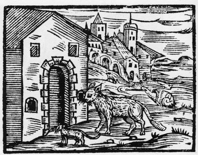 恶魔和女巫变成了狼和猫--"Compendium Maleficarum"，关于女巫、她们的邪恶和她们的财团，由Francesco Maria Guazzo或Guaccio或Guaccius (15?-16?)1608年私人收藏 作者 匿名匿名
