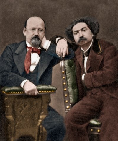 埃米尔-埃尔克曼（1822-1899）和亚历山大-夏特安（1826-1890）。 作者 匿名匿名