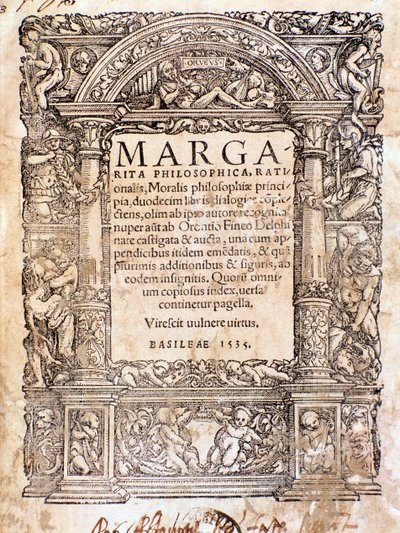 Frontispiece of the Margarita Philosophica (woodcut 作者 匿名匿名