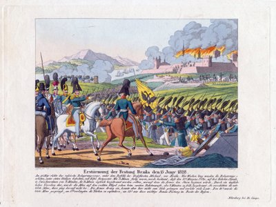 1828-1829 年俄土战争 - 6 月 15 日攻占布列洛夫要塞 作者 匿名匿名