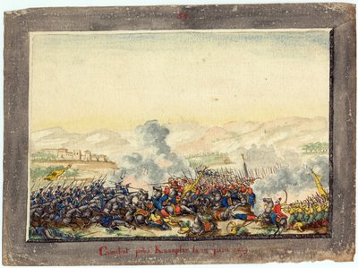 1828-1829 年俄土战争 - 库列维查战役 (Kulewtscha) - 6 月 11 日的库列维查战役 作者 匿名匿名
