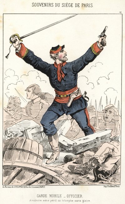 Memories of the siege of Paris: Mobile Guard - Officer: To be defeated without danger, triumph without glory. 作者 匿名匿名