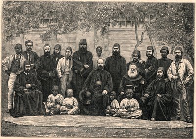 丹尼尔-康博尼主教（1831-1881）和传教士于1月26日从开罗出发前往喀土穆。 作者 匿名匿名