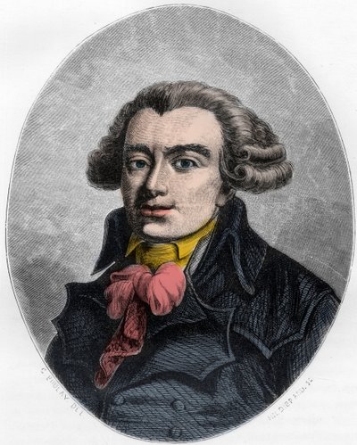 PIERRE VICTORIEN VERGNIAUD 法国革命政治家--Pierre Victorien Vergniaud（1753-1793）的肖像，法国政治家Girondin--1863年的版画，载于Dupray de La Maherie的 "The Red Book - Histoire De L