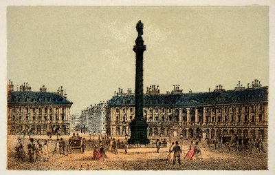 Paris 1874: The Place Vendome, Private Collection 作者 匿名匿名
