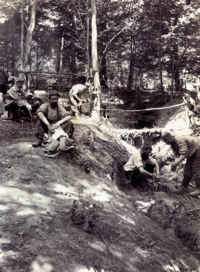 Photograph from a personal album of an infantry lieutenant during the first months of the First World War (1st, Iere 作者 匿名匿名