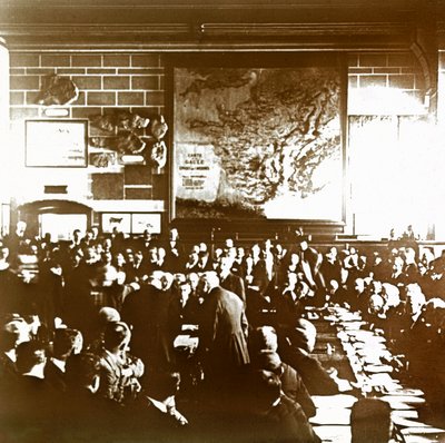 Photography - Stereoscopic glass plate on the First World War: Signing of the Treaty of Saint Germain on September 10 作者 匿名匿名