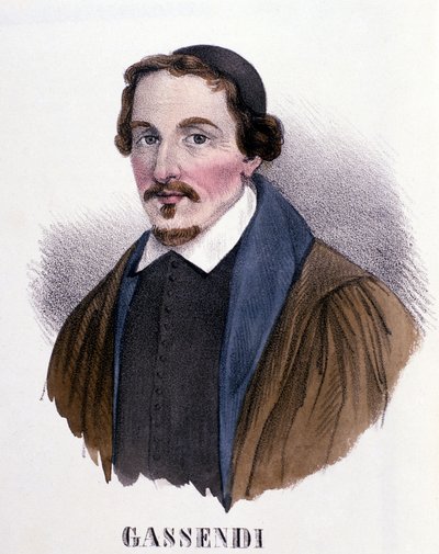 Pierre Gassendi (1592-1655)，法国哲学家、天文学家、数学家和物理学家。 .米兰。 作者 匿名匿名