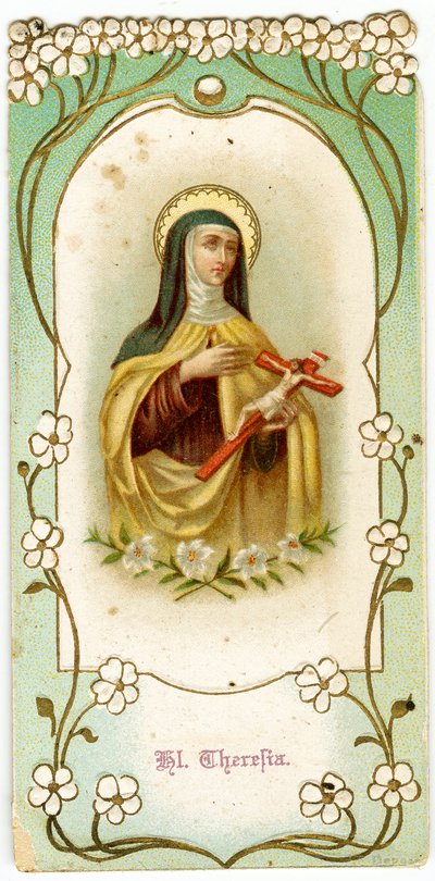 Pious image: Saint Therese of the Child Jesus and the Holy Face (chromolithography) 作者 匿名匿名
