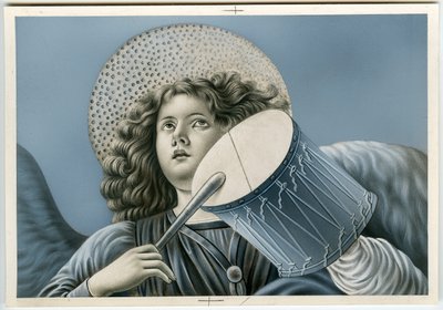 Pious image: a musician angel (print) 作者 匿名匿名