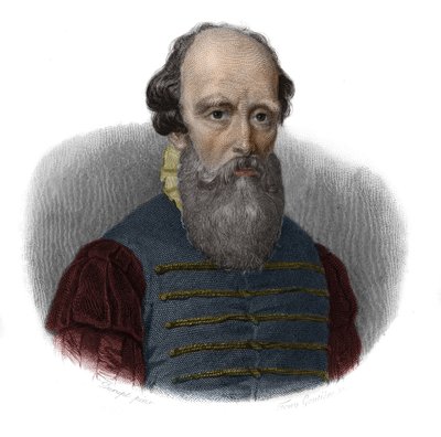 伯纳德-帕利西（1510-1589）的肖像，载于 "有用的人的肖像和历史：所有国家和所有条件下的男人和女人，他们获得了对人的认可的权利"，由蒙顿和富兰克林协会于1月出版和宣传。 作者 匿名匿名