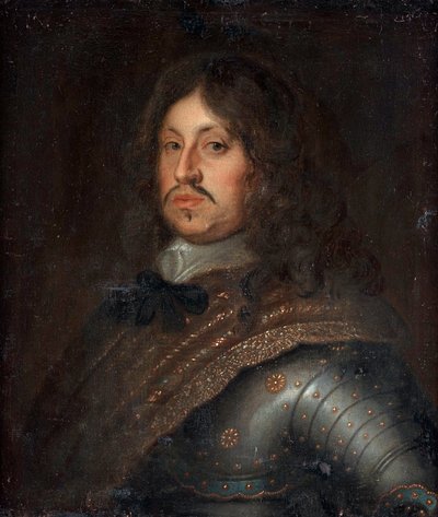 "" 瑞典国王查尔斯十世古斯塔夫 (1622 -1660) 的肖像 "" (瑞典国王查尔斯十世古斯塔夫 (1622-1660) 的肖像) 17 世纪后期匿名绘画 布面油画 暗淡 71.5x62.5 厘米私人收藏 作者 Anonymous Anonymous