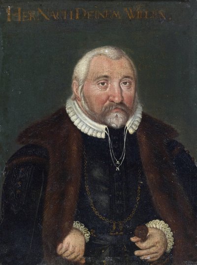 "弗雷德里克三世的肖像，又称弗雷德里克三世（Frederic III the Pious），莱茵河的帕拉丁选帝侯（1515-1576）"无名画，16世纪 私人收藏 作者 匿名匿名