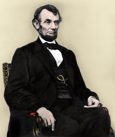 亚伯拉罕-林肯的肖像 - 亚伯拉罕-林肯（1809-1865）美国第16任总统的肖像。 作者 匿名匿名