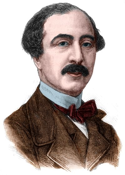 法国记者和政治家Anatole Prevost Paradol的肖像（1829 - 1870）。 作者 匿名匿名