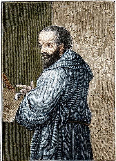 安东尼奥-阿莱格里（Antonio Allegri dit Il Correggio）的肖像（The Correge 作者 匿名匿名